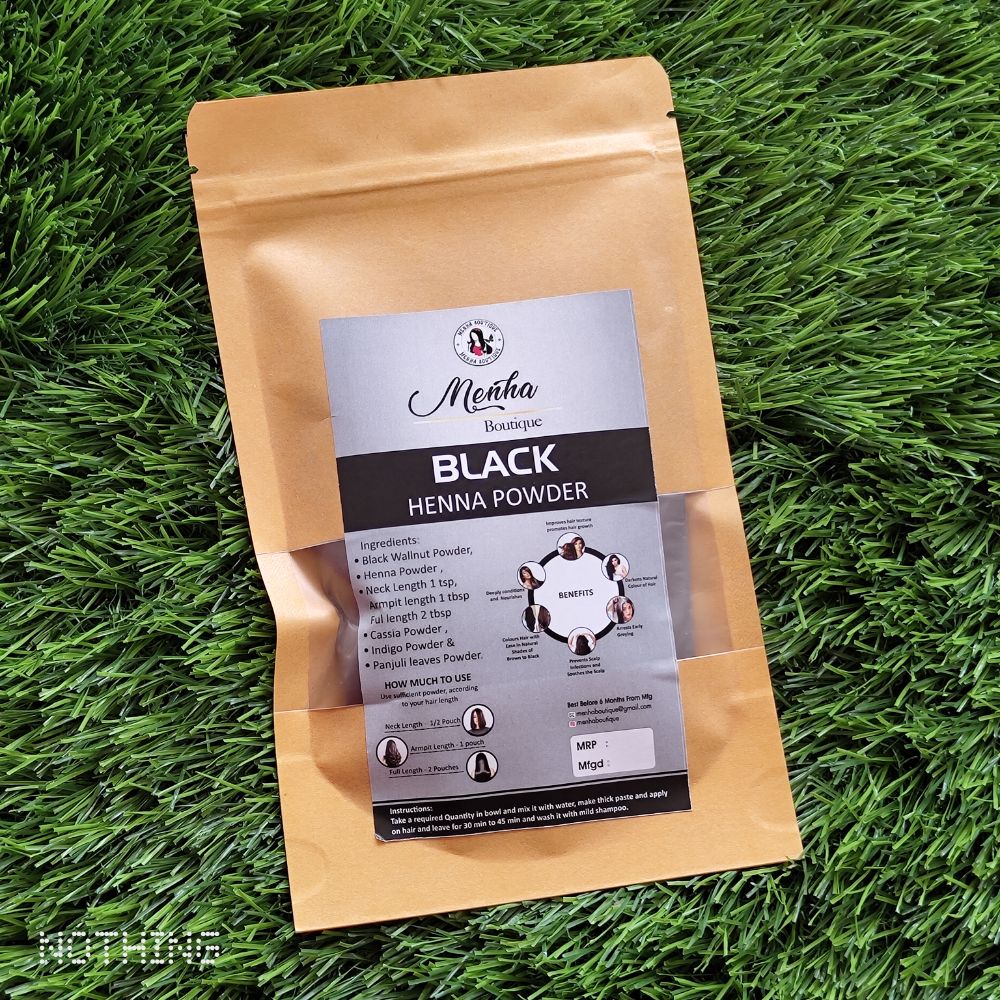 Black Henna hair dye