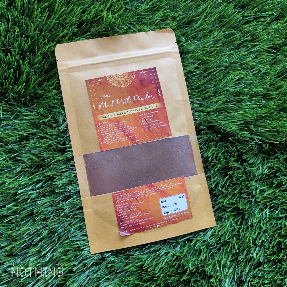 Mud bath powder